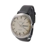Omega Seamaster Cosmic automatic stainless steel gentleman's wristwatch, silvered dial with baton