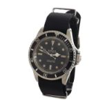 Rolex Oyster Perpetual Submariner (metres first) stainless steel gentleman's wristwatch, ref.