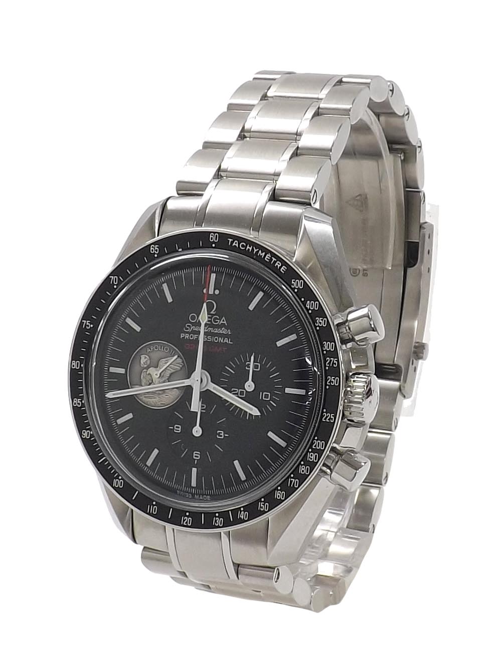 Omega Speedmaster 'Apollo 11 40th Anniversary Moon Landing' chronograph stainless steel gentleman' - Image 2 of 4