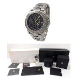 Tag Heuer 'Ayrton Senna' Link chronograph automatic stainless steel gentleman's bracelet watch, ref.