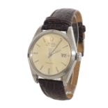 Rolex Oyster Perpetual Air-King Date Precision stainless steel gentleman's wristwatch, ref. 5700,