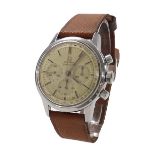 Rare Omega Seamaster chronograph stainless steel gentleman's wristwatch, ref. 105.001, circa 1963,