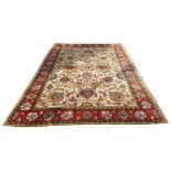 Antique Persian Tabriz carpet, 122" x 76" approx