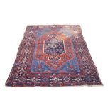 Persian Malayer rug, 76" x 52" approx