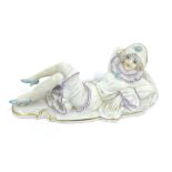 Constantine Holzer-Defanti (1881-1951) - Rosenthal porcelain figure of a reclining Pierrot in