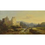 Max Sinclaire (fl 1890-1910) - 'Doune Castle (near Sterling)', signed and indistinctly dated,
