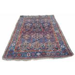 Antique Persian Bakhtiari rug, 88" x 58" approx