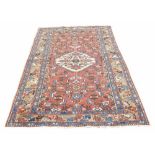 Antique Persian Behbahan rug, 80" x 50" approx