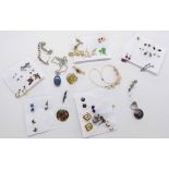 Assorted jewellery and a large collection of stone