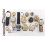 Selection of gentlemen's wristwatches to include Services, Inventic, Sorna, Imado, Lagoon,