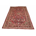 Antique Persian Ziegler Mahal rug, 84" x 50" approx