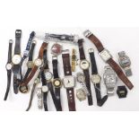 Collection of gentlemen's and ladies wristwatches to include mechanical and quartz examples (