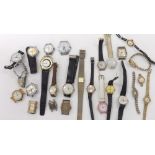 Quantity of ladies wristwatches to include Ruhla, Nivada, Avia, Timex, Lucerne