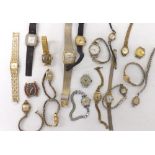 Quantity of ladies wristwatches to include Newmark, Santima, Timex, Fortis, Sekonda