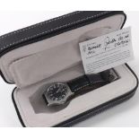 Precista PRS-10 Military gentleman's wristwatch, case no. 08090421, signed black dial with