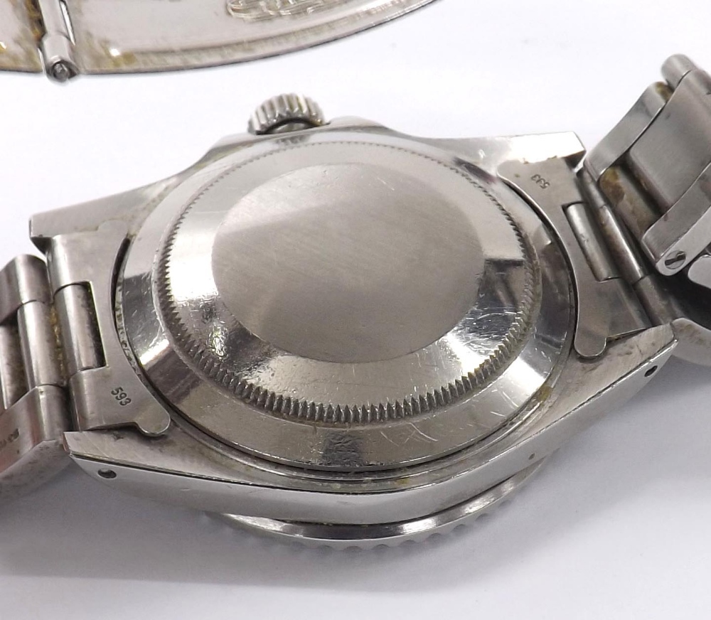 Rolex Oyster Perpetual Date Submariner stainless steel gentleman's bracelet watch ref. 168000, circa - Image 3 of 10