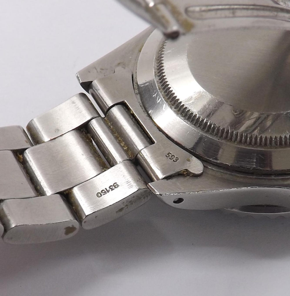 Rolex Oyster Perpetual Date Submariner stainless steel gentleman's bracelet watch ref. 168000, circa - Image 6 of 10