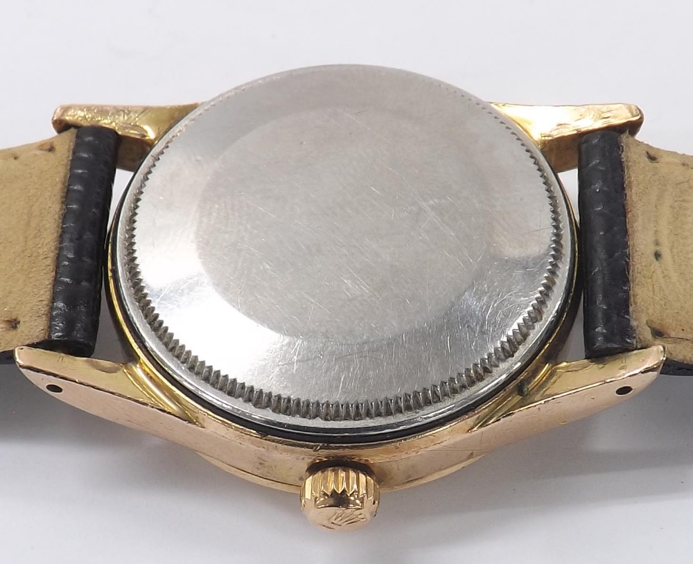 Rolex Oyster Perpetual Air-King gold plated gentleman's wristwatch, ref. 5506, circa 1960, serial - Image 2 of 4