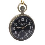 Octavia Watch Co. Military style nickel cased lever pocket watch, signed 15 jewel two adjustments