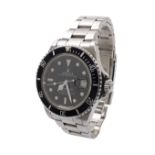 Rolex Oyster Perpetual Date Submariner stainless steel gentleman's bracelet watch ref. 168000, circa