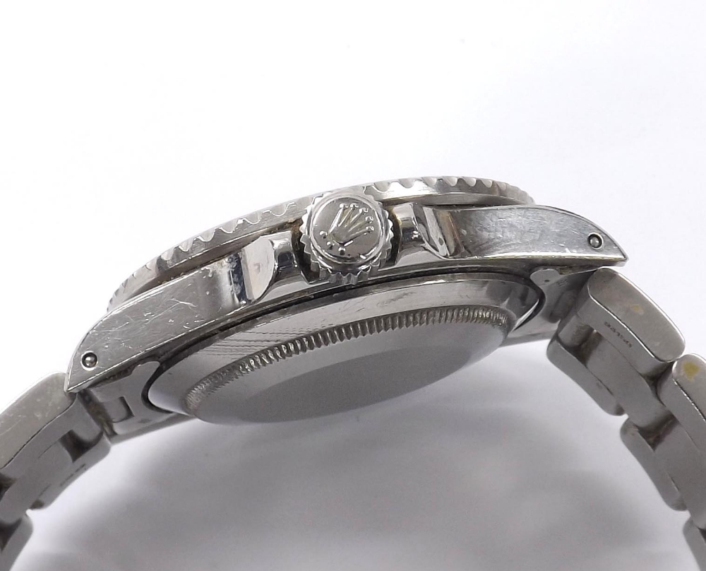 Rolex Oyster Perpetual Date Submariner stainless steel gentleman's bracelet watch ref. 168000, circa - Image 10 of 10