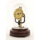 Bulle Clockette electric mantel clock, the 3.5" brass dial signed Bulle Clockette, Brevette, S.G.D.