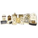 Twelve various small electric mantel clocks (12)