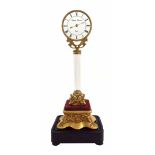 Very rare ormolu and giltwood two train 'Triple Mystery' mantel clock by Jean Eugene Robert-Houdin