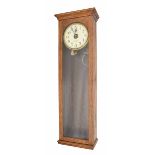 National electric master clock, the 9.25" cream dial inscribed National Electric, Aquinas Street,