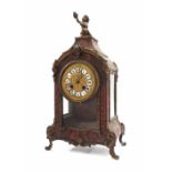 French boulle bracket clock in need of restoration, 16" high