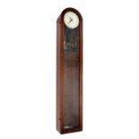 Smiths Electric Clock Systems of London master clock, the 6.25" white dial within a mahogany