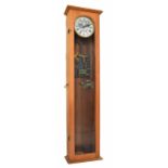 Synchronome Electric master clock, the 6.25" white painted dial signed Synchronome Electric,