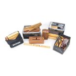 Large quantity of various wooden percussive block instruments including examples by Gato,