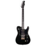 Danvel Nelson electric guitar, made in Ireland; Finish: black, various blemishes and scratches