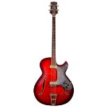 Frank Allen (The Searchers) - 1961 Framus 5/150 Star Bass hollow body bass guitar, made in