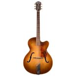 Frank Allen (The Searchers) - 1960 Hofner President acoustic archtop guitar, made in Germany, ser.