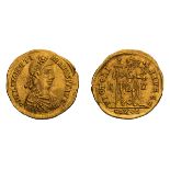 Valentinian III. Solidus.