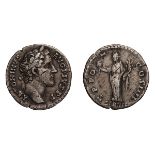 Antoninus Pius. Silver Quinarius.