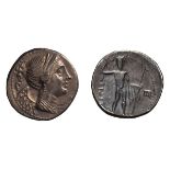 Bruttium, Brettian League. Drachm.