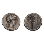 Q. Cassius Longinus. Denarius.