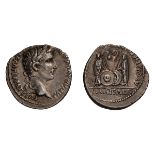 Augustus. Denarius.