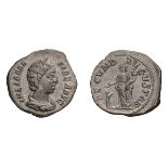 Julia Mamaea, Mother of Severus Alexander. Denarius.