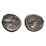 Sicily, Panormus. Siculo-Punic.. Tetradrachm.