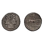 Anonymous. Quadrigatus or Didrachm.