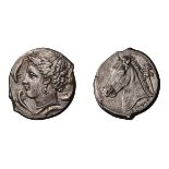 Sicily. Siculo-Punic. Tetradrachm.