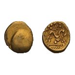 Celtic, Gaul, Northeast. Ambiani. Gold Stater.