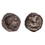 Kingdom of Paeonia. Patraus. Tetradrachm.