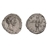 Marcus Aurelius as Caesar. Denarius.