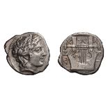 Chalcidian District, Olynthus. Tetradrachm.