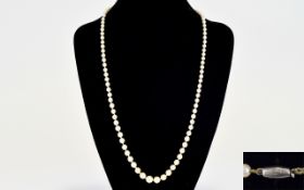 Ciro Vintage - Single Strand Pearl Neckl